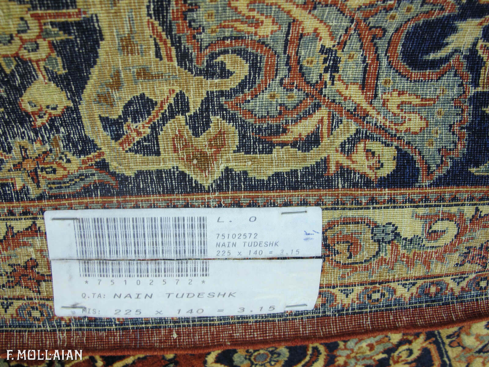 Teppich Persischer Antiker Nain Tudeshk n°:75102572